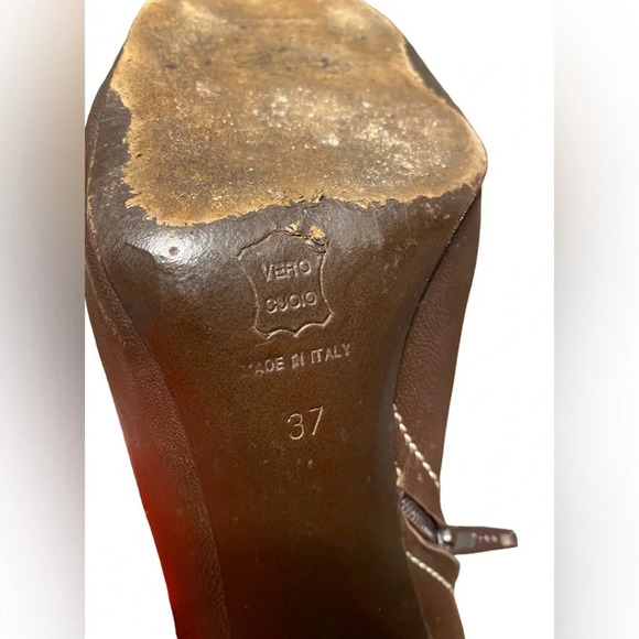 Missoni Leather Suede Chevron Zig Zag Boots - Picture 14 of 14